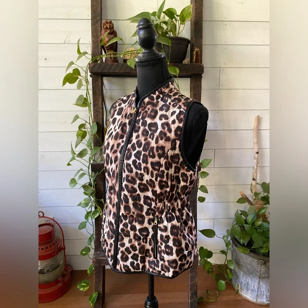 Chico’s: Animal Print Vest